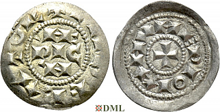 Денарий, Италия, Heinrich III-IV (1039-1126), м.д. Milan