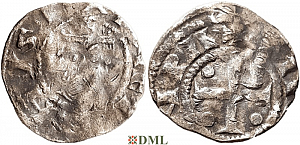 Денарий, Германия, Нижняя Лотарингия, Heinrich III (1039-1046), м.д. Duisburg, Dbg. 727
