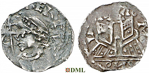 Денарий, Германия, Нижняя Лотарингия, Albert III (1064-1102), м.д. Namur, Ilisch 2014, 31.16