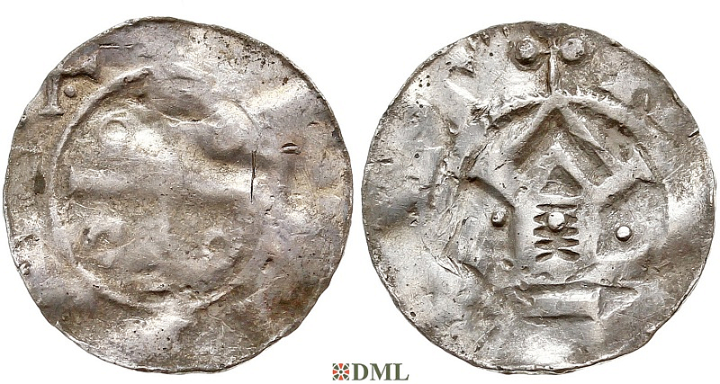Денарий, Германия, Саксония, Нижняя Саксония, м.д. Goslar, type OAP