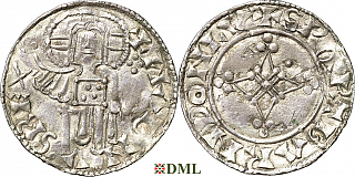 Денарий, Дания, Sven Estridsen (1047-1075), м.д. Lund, Hbg. 28