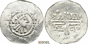 Денарий, Германия, Нижняя Лотарингия, Gf. Hermann (1020-1051), м.д. Emden, Dbg. 772