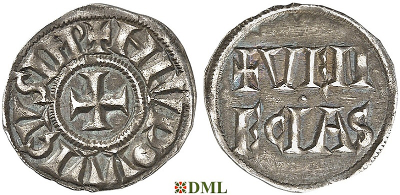 Денье, Каролинги, Louis le Pieux (814-840), м.д. Venise, Depeyrot 1116 D