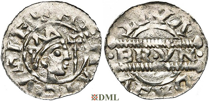 Денарий, Германия, Нижняя Лотарингия, Bruno III (1050-1057), м.д. Leeuwarden, Ilisch 2000, 21.14