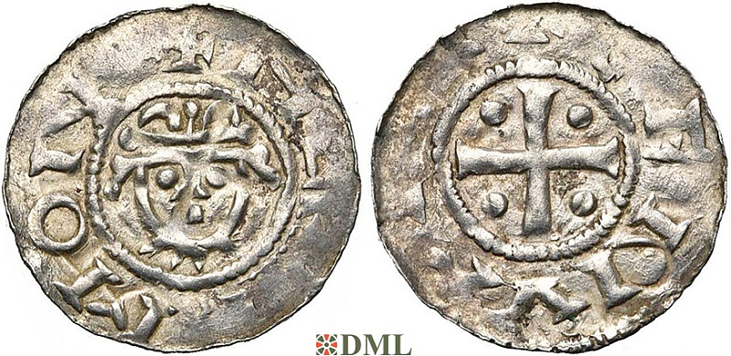Денарий, Германия, Нижняя Лотарингия, Hermann (1059-1074), м.д. Jever, Dbg 597