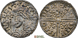 Денарий, Англия, Harold I (1035-1040), м.д. Dorchester, монетарий Gonwine, North 803