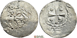 Денарий, Германия, Франкония, K. Heinrich III (1046-1056), м.д. Worms, Dbg. 847