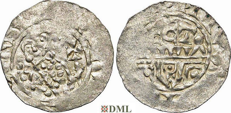 Денарий, Германия, Нижняя Лотарингия, B. Wilhelm (1054-1076), м.д. Utrecht, Ilisch 2000, 10.5