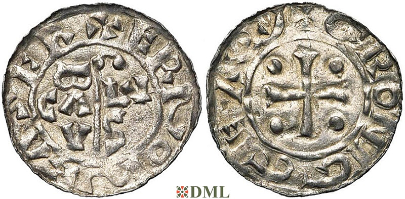 Денарий, Германия, Нижняя Лотарингия, Bernold (1040-1054), м.д. Groningen, Ilisch 2000 18.3
