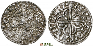 Денарий, Англия, Cnut (1016-1035), м.д. Eanbyri, монетарий Swet, North 781