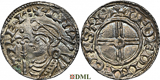 Денарий, Англия, Cnut  (1016-1035), м.д. Stamford, монетарий Leofwine, North 790