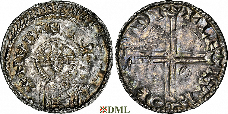 Денарий, Дания, Sven Estridsen (1047-1075), м.д. Lund, Hbg. 23