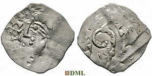 Денарий, Германия, Нижняя Лотарингия, Heinrich II (1014-1024), м.д. Luttich, Ilisch 2014, 34.11