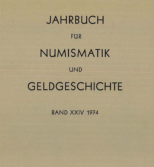 Kellner H.-J. Die frühmittelalterliche Münzprägung in Würzburg. Beiträge zur Münzkunde Würzburgs I