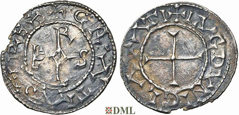 Денарий, Каролинги, Charles le Chauve (840-877)