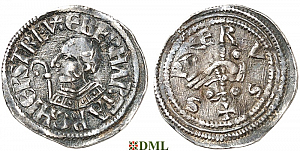 Денарий, Германия, Верхняя Лотарингия, Eberhard (1047-1066), м.д. Trier, Dbg. 474