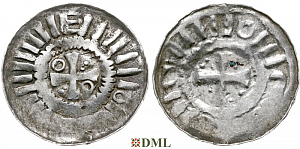Денарий, Германия, Саксония, Anonymous bishop, Sachesnpfennig, Kilger 2000, 