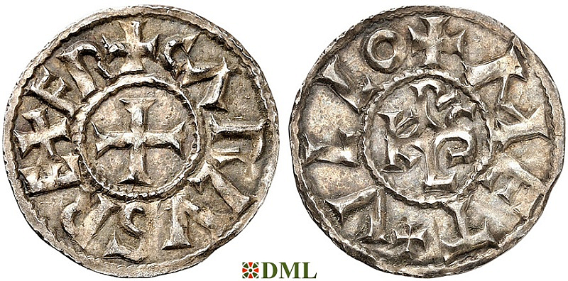 Денье, Каролинги, Charles le Chauve (840-877), м.д. Melle, Depeyrot 606