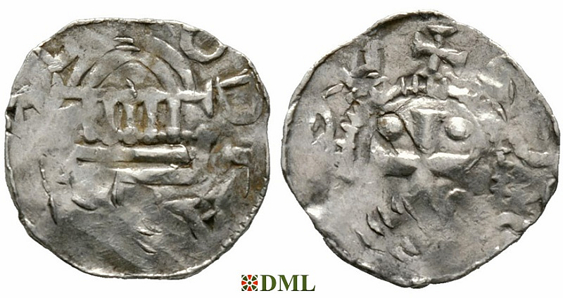 Денарий, Германия, Верхняя Лотарингия, Anonymous bishops, м.д. Umkreis von Metz