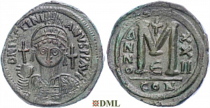 Фолис, Византия, Justinian I (527-565) , м.д. Constantinople