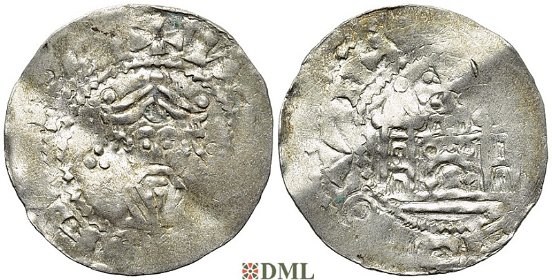 Денарий, Германия, Франкония, EB. Luitpold (1051-1059), м.д. Mainz, Dbg. 807