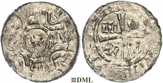 Денарий, Германия, Саксония, Anonymous bishop, Unknown mints (Lower Elbe region), Dbg. 1786