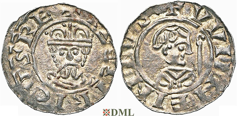 Денарий, Германия, Нижняя Лотарингия, B. Wilhelm (1054-1076), м.д. Groningen, Ilisch 2000 18.9