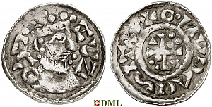 Денарий, Германия, Бавария, Heinrich III (1039-1056), м.д. Regensburg, Hahn 1976, 43A