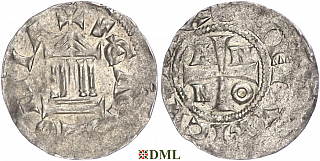Денарий, Германия, Нижняя Лотарингия, Anno II (1056-1075), м.д. Koln, Dbg. 393