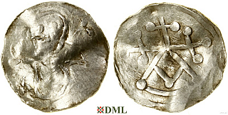Денарий, Дания, Harald I (936-987), м.д. Hedeby, Hbg. 3