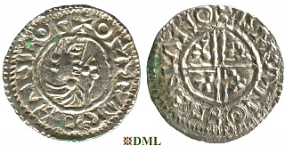 Денарий, Швеция, Olaf Skötkonung (995-1021), м.д. Sigtuna, Malmer 