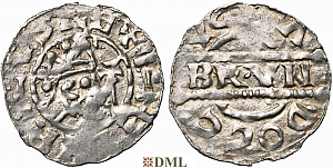 Денарий, Германия, Нижняя Лотарингия, Bruno III (1050-1057), м.д. Dokkum, Ilisch 2000, 21.19