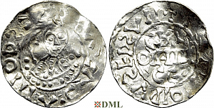 Денарий, Германия, Нижняя Лотарингия, B. Bernold (1040-1054), м.д. Groningen, Ilisch 2000 18.1