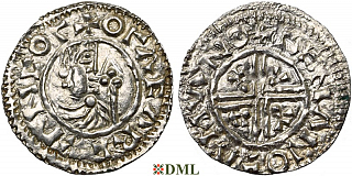 Денарий, Швеция, Olaf Skötkonung (995-1021), м.д. Sigtuna, Malmer -:-