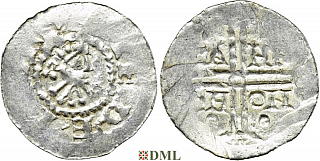 Денарий, Германия, Нижняя Лотарингия, Gf. Hermann (1020-1051), м.д. Emden, Dbg. 773
