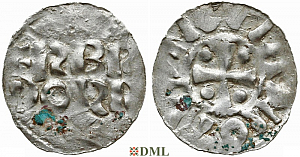Денарий, Германия, Нижняя Лотарингия, Gf. Wichmann III (994-1016), unknown mints, Ilisch 2000, 20.2