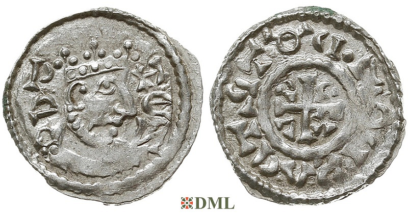 Денарий, Германия, Бавария, Heinrich III (1039-1056), м.д. Regensburg, Hahn 1976, 38A
