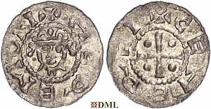 Денарий, Германия, Нижняя Лотарингия, Hermann (1059-1074), м.д. Jever, Dbg. 597