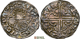 Денарий, Англия, Cnut  (1016-1035), м.д. Southampton, монетарий Alfwerd, North 781