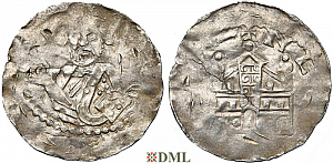 Денарий, Германия, Франкония, Konrad I (1056-1060), м.д. Speyer, Dbg. 839
