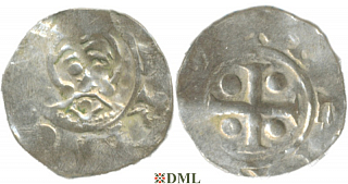 Денарий, Германия, Нижняя Лотарингия, B. Bernold (1040-1054), м.д. Deventer