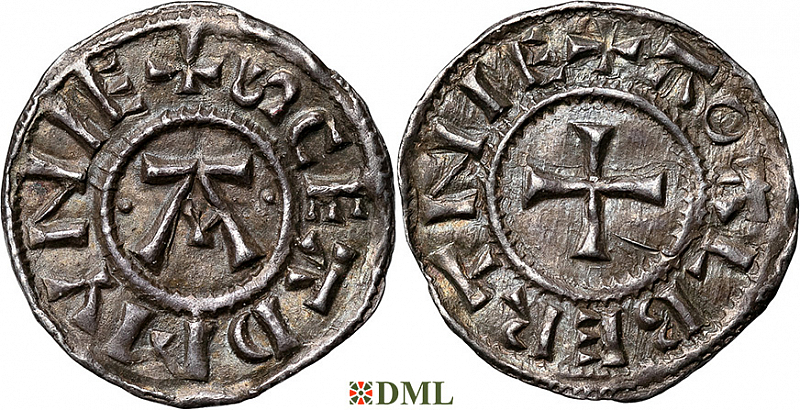 Денарий Англия, Saint Eadmund (895-910), North 483