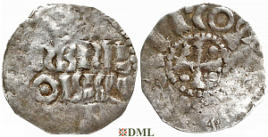 Денарий, Германия, Нижняя Лотарингия, Gf. Wichmann III (994-1016), unknown mints, Ilisch 2000, 20.2