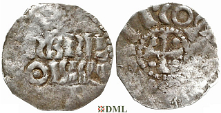 Денарий, Германия, Нижняя Лотарингия, Gf. Wichmann III (994-1016), unknown mints, Ilisch 2000, 20.2