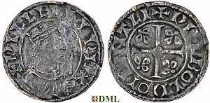 Денарий, Англия, William I (1066-1087), м.д. Canterbury, монетарий Wulbold, North 847