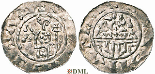 Денарий, Германия, Нижняя Лотарингия, Gf. Floris I (1049-1061), м.д. Leiden, Ilisch 2000 12.6