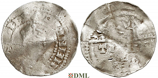 Денарий, Германия, Швабия, Heinrich II (1002-1024), м.д. Strassburg, Dbg. 920
