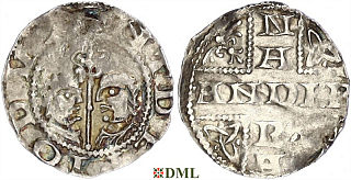 Денарий, Германия, Верхняя Лотарингия, Thierry I (984-1026), м.д. Andernach, Dbg. 439