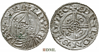 Денарий, Англия, Cnut (1016-1035), м.д. Thetford, монетарий Eadric, North 787