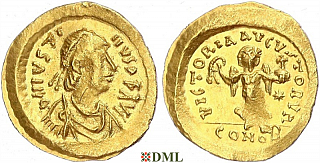 Тремисс, Византия, Justin II  (565-578) , м.д. Constantinople
